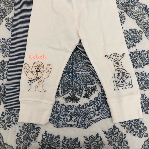Star Wars Baby Gap Yoda Pants Set NB Newborn OR 0-3M NWT!! - Picture 6 of 7
